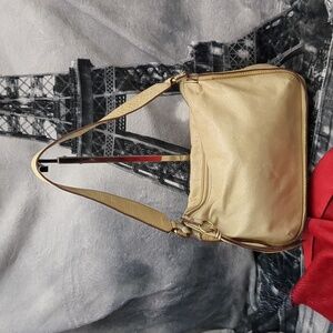 Hobo cream leather bag
